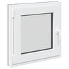 vidaXL Fen&ecirc;tre de sous-sol RISOR 50 x 50 cm PVC et verre Anthracite