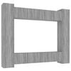 vidaXL Ensemble de meubles TV 8 pcs Sonoma gris Bois d'ing&eacute;nierie