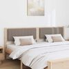 vidaXL T&ecirc;te de lit capitonn&eacute;e Marron 200 cm Pin massif