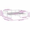 vidaXL Lit Pull-out de Jour Blanc 203,5 x 184 x 56,5 cm