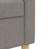 vidaXL Ensemble de canap&eacute;s 2 pcs taupe tissu