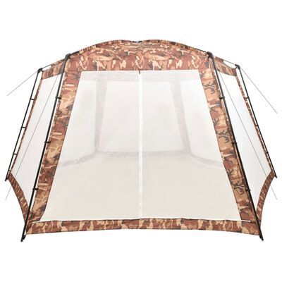 vidaXL Tente de piscine Tissu 660x580x250 cm Camouflage