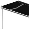 vidaXL Auvent manuel r&eacute;tractable sur pied 350x250 cm Anthracite