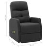 vidaXL Fauteuil de massage inclinable Gris fonc&eacute; Tissu