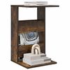vidaXL Table d'appoint Ch&ecirc;ne fum&eacute; 40 x 35 x 60,5 cm Bois d'ing&eacute;nierie