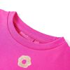 Sweatshirt pour enfants rose foncé 116