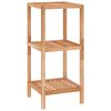 vidaXL &Eacute;tag&egrave;re de salle de bain 36x36x79 cm Bois massif de noyer