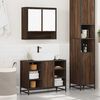 vidaXL Ensemble de meubles de salle de bain 2 pcs Chêne marron