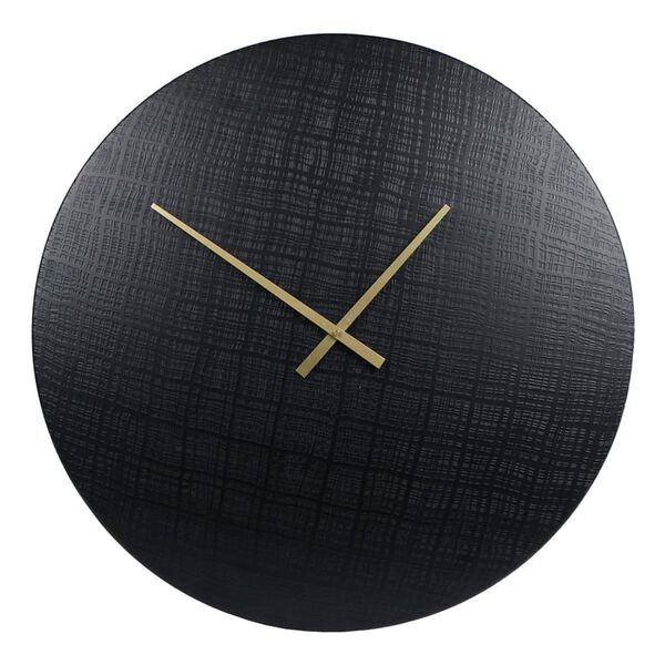 Gifts Amsterdam Horloge murale Zurich L M&eacute;tal Noir 55 cm