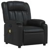 vidaXL Fauteuil de massage inclinable Noir Similicuir