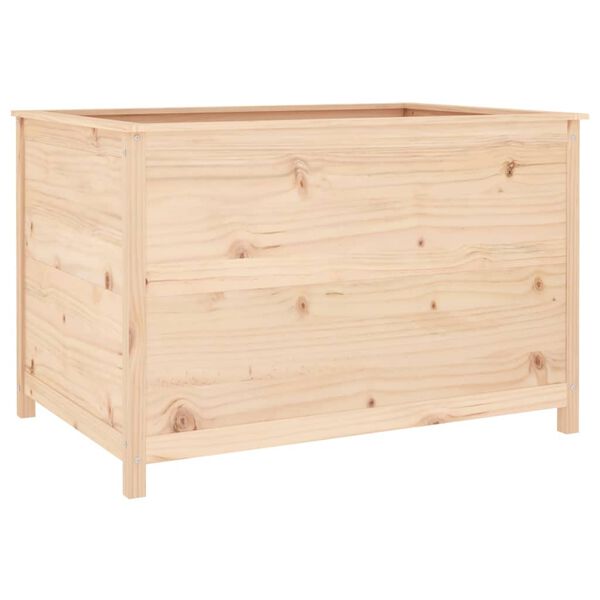 vidaXL Lit sur&eacute;lev&eacute; de jardin 119,5x82,5x78 cm bois de pin massif