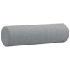vidaXL Ensemble de canap&eacute;s 2 pcs coussins gris clair tissu
