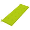 vidaXL Banc de jardin 3 places avec coussin 150 cm Bois d'eucalyptus