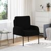 vidaXL Canap&eacute;s avec coussin 55cm Noir Contreplaqu&eacute;