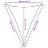 vidaXL Voile d'ombrage 160 g/m&sup2; triangulaire terre cuite 4x5x5 m PEHD