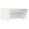vidaXL Bureau mural Blanc Bois d'ing&eacute;nierie 60 x 45 x 30 cm