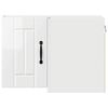 vidaXL Armoire de cuisine Blanc brillant 57 x 57 x 40 cm