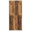 vidaXL Haut Armoire 2 pcs Bois ancien 80 x 42 x 185 cm