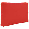 vidaXL Coussin de canap&eacute; d'ext&eacute;rieur 3 pcs Rouge Polyester
