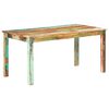 vidaXL Table de salle &agrave; manger Bois de r&eacute;cup&eacute;ration solide 160x80x76cm