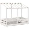 vidaXL Lit pour enfants sans matelas blanc 80x160cm bois massif de pin