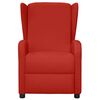 vidaXL Fauteuil inclinable &eacute;lectrique &agrave; oreilles Rouge bordeaux