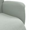 vidaXL Fauteuil inclinable avec repose-pied gris clair velours