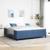 vidaXL Cadre de lit plateforme Bleu 200 x 200 cm