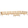 vidaXL Salon palette de jardin 6 pcs bois d'acacia massif