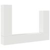 vidaXL Ensemble de meubles TV 4 pcs Blanc Bois d'ing&eacute;nierie