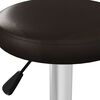 vidaXL Tabourets de bar lot de 2 marron similicuir