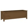vidaXL Lit sur&eacute;lev&eacute; de jardin brun miel 119,5x40x39 cm bois pin massif