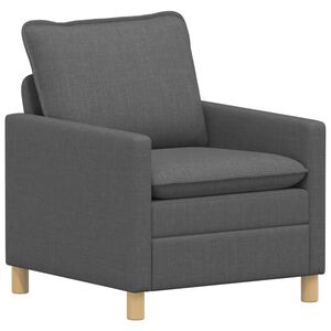vidaXL Canap&eacute; Gris fonc&eacute; 76 x 81 x 87,5 cm Tissu