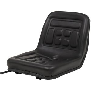 vidaXL Si&egrave;ge de tracteur universel Noir