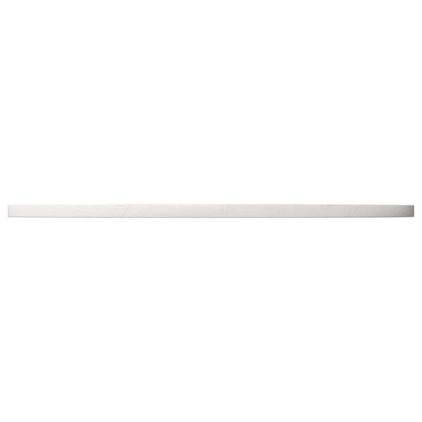 vidaXL Dessus de table Blanc &Oslash;80x2,5 cm Bois de pin massif