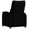vidaXL Fauteuil inclinable Noir Tissu