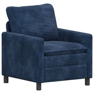 vidaXL Canap&eacute; Bleu marine 76 x 81 x 87,5 cm Polyester