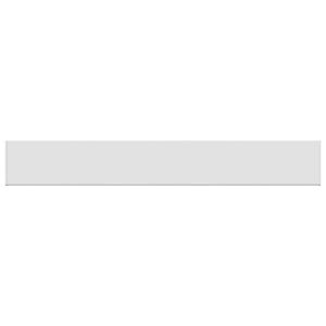 vidaXL Appui de fen&ecirc;tre Blanc 120 x 20 x 4,5 cm PVC