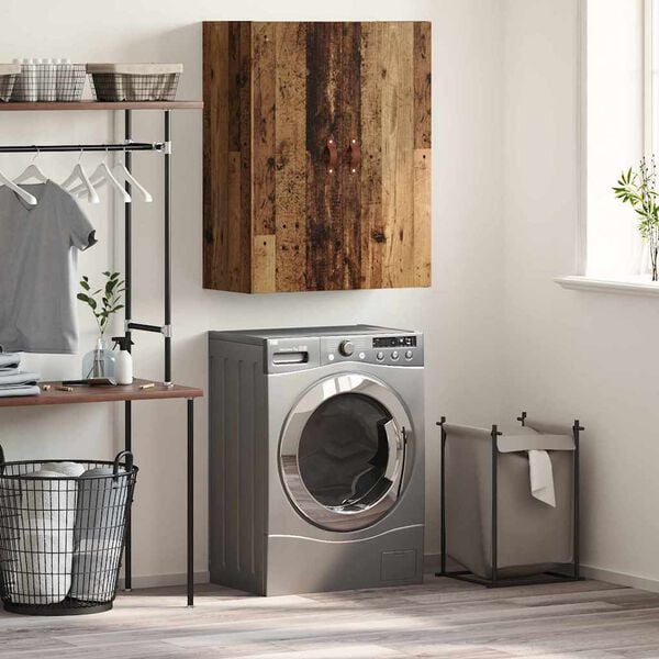 vidaXL Meuble mural Bois ancien 69,5 x 34 x 90 cm Bois d'ingénierie