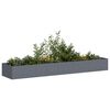vidaXL Jardini&egrave;re anthracite 360x80x40 cm acier