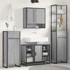 vidaXL Cabinet de salle de bain Gris Sonoma 40 x 30 x 180 cm