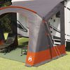vidaXL Tente Caravane 3-Personnes Gris et orange 252 x 245 x 245 cm