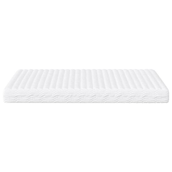 vidaXL Matelas en mousse blanc 180x210 cm duret&eacute; H2 H3