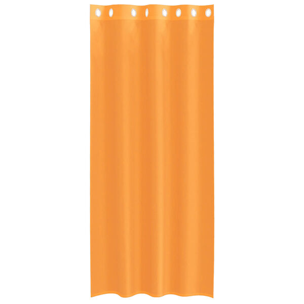 vidaXL Rideaux en voile avec œillets 2 pcs orange 140x225 cm