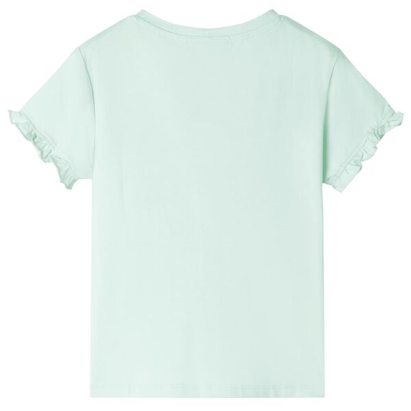T-shirt enfants menthe clair 128