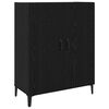 vidaXL Haut Armoire 2 pcs Ch&ecirc;ne noir Bois d'ing&eacute;nierie