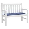 vidaXL Coussin de banc de jardin bleu marine 100x50x4 cm tissu oxford