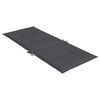 vidaXL Coussins de chaise de jardin &agrave; dossier haut lot de 2 anthracite