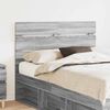 vidaXL T&ecirc;te de lit Gris Sonoma 135 cm Bois d'ing&eacute;nierie