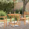 vidaXL Table de jardin pliable &Oslash;90x75 cm Bois d'eucalyptus solide